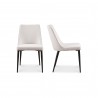 Moe's Home Collection Lula Dining Chair Oatmeal - Set of Two - Set in Angle