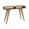 Greenington Azara Console Table, Caramelized - Front Side Angle - Greenington Azara Console Table, Caramelized - Front Side Angle