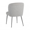 Sunpan Ivana Dining Chair in Soho Grey - Back Side Angle