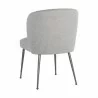 Sunpan Ivana Dining Chair in Soho Grey - Back Side Angle - Sunpan Ivana Dining Chair in Soho Grey - Back Side Angle