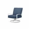 Bristol Club Swivel in Spectrum Indigo w/ Self Welt - Front Side Angle - Bristol Club Swivel in Spectrum Indigo w/ Self Welt - Front Side Angle