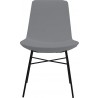 Bellini Modern Living Kate Dining Chair Dark Grey,Green,White,Yellow, Front Angle