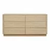 Moe's Home Collection Round Off Dresser in Walnut - Front Angle - Moe's Home Collection Round Off Dresser in Walnut - Front Angle