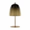 Sunpan Zade Table Lamp Antique Brass - Black Ombre - Front Angle - Sunpan Zade Table Lamp Antique Brass - Black Ombre - Front Angle