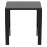 Compamia Vegas Bar Table 39 inch to 55 inch Extendable Table Black, Dark Gray, Taupe, White, Side Angle