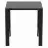 Compamia Vegas Bar Table 39 inch to 55 inch Extendable Table Black, Dark Gray, Taupe, White, Side Angle - Compamia Vegas Bar Table 39 inch to 55 inch Extendable Table Black, Dark Gray, Taupe, White, Side Angle