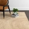 Sunpan Prescott Hand- Braided Rug - Warm Natural 6' X 9' / 8' X 10' / 9' X 12' / 10' X 14' - Lifestyle - Sunpan Prescott Hand- Braided Rug - Warm Natural 6' X 9' / 8' X 10' / 9' X 12' / 10' X 14' - Lifestyle