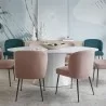 Sunpan Ivana Dining Chair in Soho Blush - Lifestyle - Sunpan Ivana Dining Chair in Soho Blush - Lifestyle