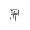 Bellini Dasy Armchair Grey - Front Side Angle