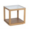 Sunpan Oakville End Table - Front Side Angle