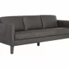 Sunpan Karmelo Sofa Vintage Charcoal Leather - Front Side Angle - Sunpan Karmelo Sofa Vintage Charcoal Leather - Front Side Angle