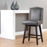 Sunpan Maiso Swivel Counterstool - Overcast Grey - Lifestyle