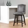 Sunpan Maiso Swivel Counterstool - Overcast Grey - Lifestyle - Sunpan Maiso Swivel Counterstool - Overcast Grey - Lifestyle