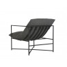 Sunpan Mallorca Lounge Chair - Gracebay Grey - Back Side Angle