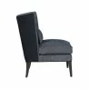 Sunpan Kenzo Lounge Chair in Fuego Navy - Abbington Navy - Side Angle - Sunpan Kenzo Lounge Chair in Fuego Navy - Abbington Navy - Side Angle