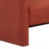 Sunpan Ryanne Sofa - Treasure Russet - Seat Closeup Angle