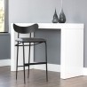 Sunpan Gibbons Barstool in Black - Bravo Portabella - Lifestyle