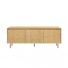 Greenington Hanna Console Sideboard, Wheat - Front Angle