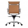 Moe's Home Collection Omega Swivel Office Chair Low Back Tan - Back Angle