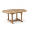 Bahama 71" Oval Extension Table Extra Thick Wood-2 - Bahama 71" Oval Extension Table Extra Thick Wood-2