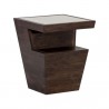 Sunpan Templer Nightstand - Front Side Angle