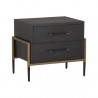 Sunpan Weldrick Nightstand - Front Side Angle