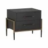 Sunpan Weldrick Nightstand - Front Side Angle - Sunpan Weldrick Nightstand - Front Side Angle
