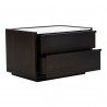 Moe's Home Collection Ashcroft Nightstand - Front Side Opened Angle