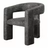 Moe's Home Collection Elo Chair in Black - Front Side Angle - Moe's Home Collection Elo Chair in Black - Front Side Angle