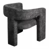 Moe's Home Collection Elo Chair in Black - Back Side Angle - Moe's Home Collection Elo Chair in Black - Back Side Angle