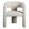 Moe's Home Collection Elo Chair in White - Front Angle