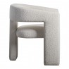 Moe's Home Collection Elo Chair in White - Side Angle