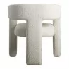 Moe's Home Collection Elo Chair in White - Back Angle - Moe's Home Collection Elo Chair in White - Back Angle