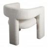 Moe's Home Collection Elo Chair in White - Back Side Angle