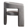 Moe's Home Collection Elo Chair in Soft Grey - Side Angle