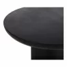 Moe's Home Collection Rocca Dining Table - Side Closeup Top Angle - Moe's Home Collection Rocca Dining Table - Side Closeup Top Angle