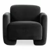 Moe's Home Collection Fallon Accent Chair, Shadow Grey - Front Angle - Moe's Home Collection Fallon Accent Chair, Shadow Grey - Front Angle