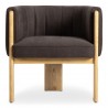 Moe's Home Collection Sofi Accent Chair, New Earth - Front Angle