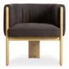 Moe's Home Collection Sofi Accent Chair, New Earth - Front Angle - Moe's Home Collection Sofi Accent Chair, New Earth - Front Angle