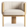 Moe's Home Collection Sofi Accent Chair, Studio Canvas - Front Angle