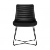 Sunpan Gracen Dining Chair in Nightfall Black - Front Angle