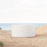 Azzurro Living Zuma Coffee Table In Bone Concrete - Lifestyle
