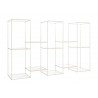 Zuo Adjustable Shelf Light Gray - Angled