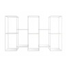 Zuo Adjustable Shelf Light Gray - Back 