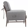 Zuo Modern Klem Accent Chair Gray - Side View - Zuo Modern Klem Accent Chair Gray - Side View