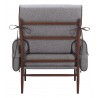 Zuo Modern Klem Accent Chair Gray - Back View