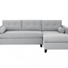 Sunpan Lautner Sofa Bed Chaise - Raf - Liv Dove - Front Angle