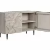 Sunpan Lisboa Sideboard - Front Side Opened Angle - Sunpan Lisboa Sideboard - Front Side Opened Angle
