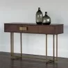Sunpan Jade Console Table Antique Brass-Dark Mango - Lifestyle - Sunpan Jade Console Table Antique Brass-Dark Mango - Lifestyle