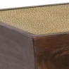 Sunpan Eve End Table in Medium / Large - Closeup Angle - Sunpan Eve End Table in Medium / Large - Closeup Angle